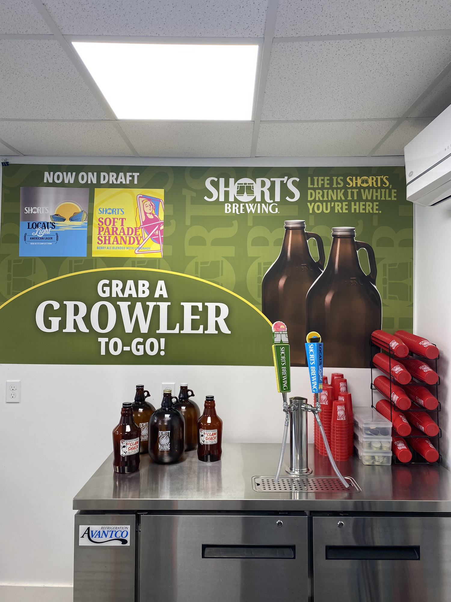 Shorts Beer on Tap
